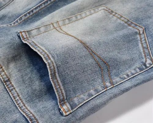 VIBE Washed distressed men's loose casual flared jeans Size US 32 / EU 48 - 5 Thumbnail