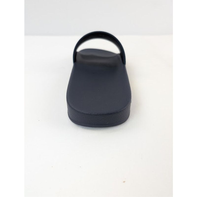 Givenchy o1rshd1 Embossed Rubber Logo Printed Slide Sandals Dark Blue Size US 14 / EU 47 - 17 Thumbnail
