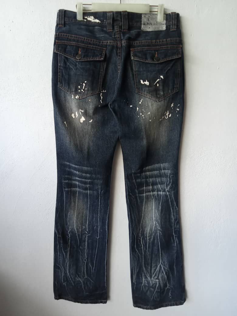 Japanese Brand × Seditionaries Japanese Brand Distressed Paint Splatter Flare Denim Size US 32 / EU 48 - 5 Thumbnail