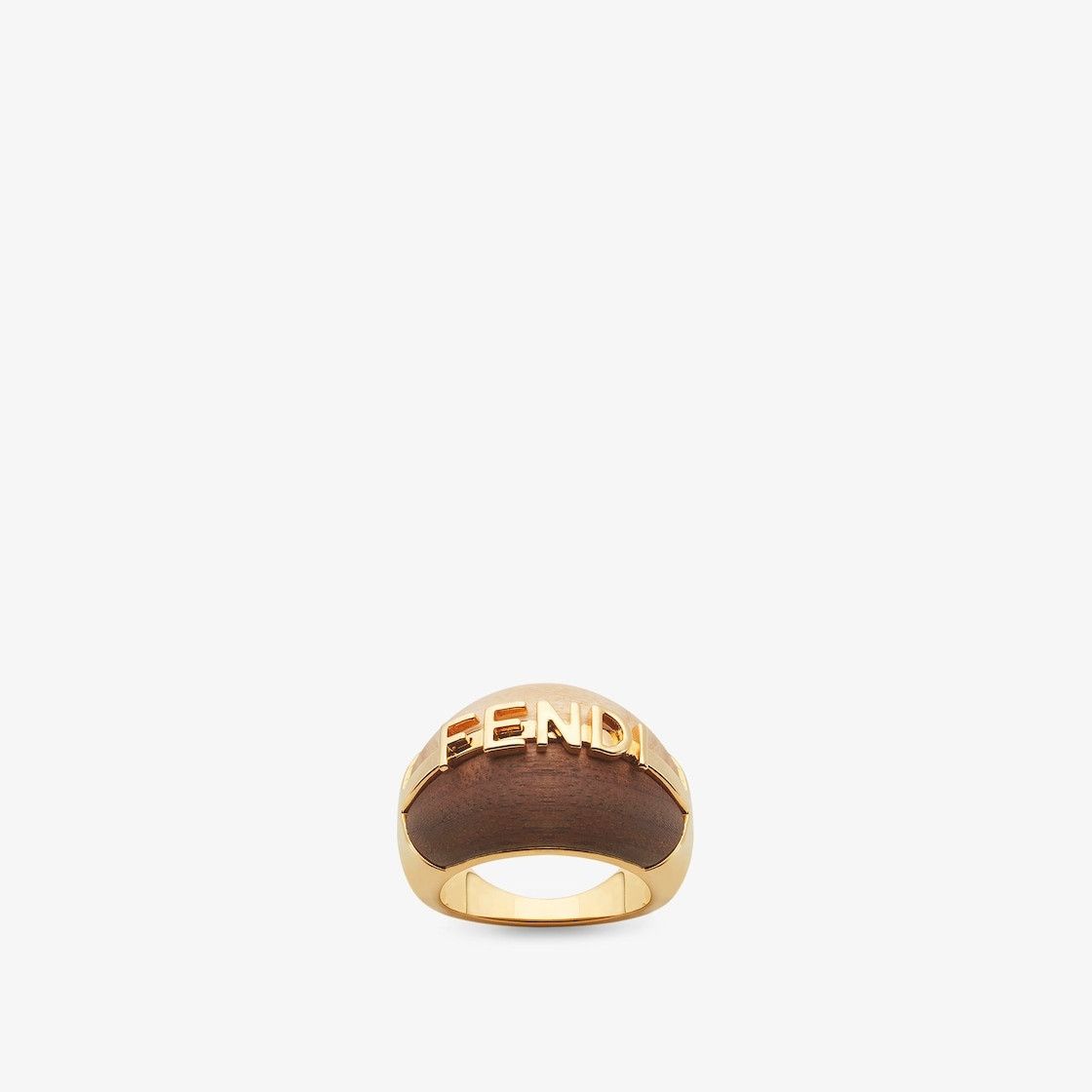 Fendi o1s1wg110925 Size:OS/Fendigraphy Ring in Golden Size ONE SIZE - 1 Thumbnail