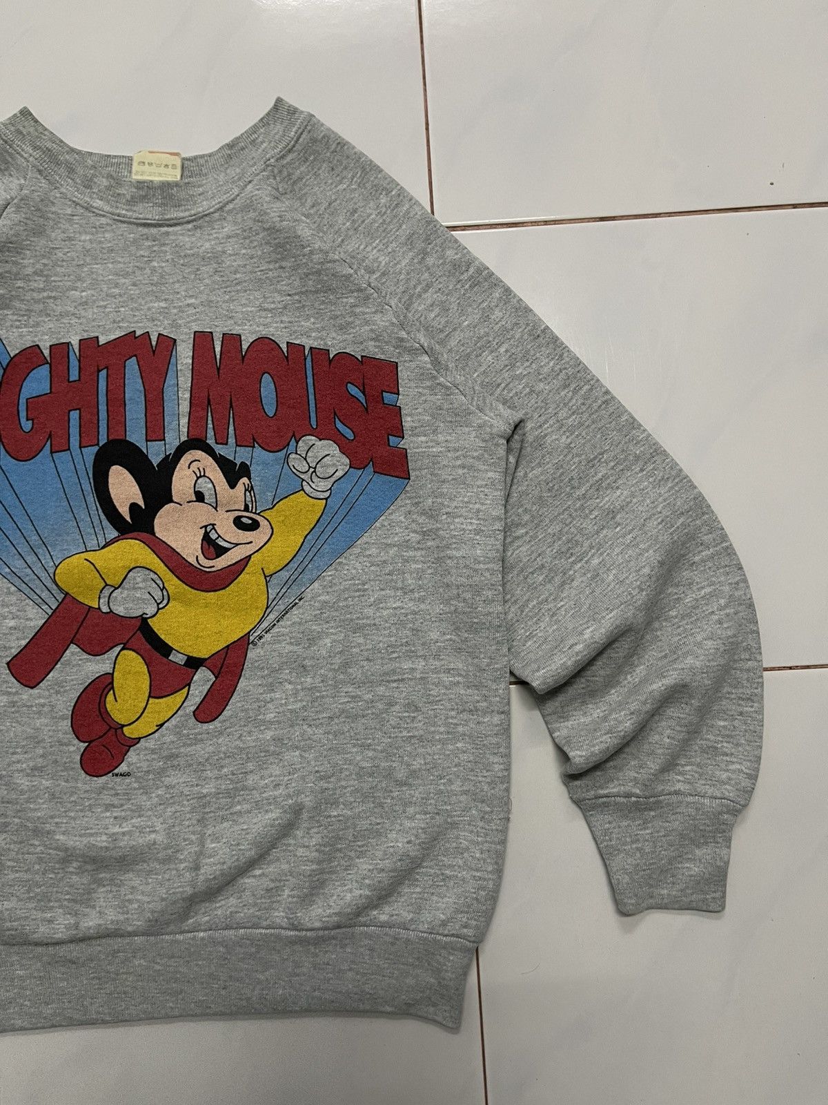 Cartoon Network × Vintage 1991 OG MIGHTY MOUSE CARTOON NETWORK CREWNECK Size US S / EU 44-46 / 1 - 3 Thumbnail