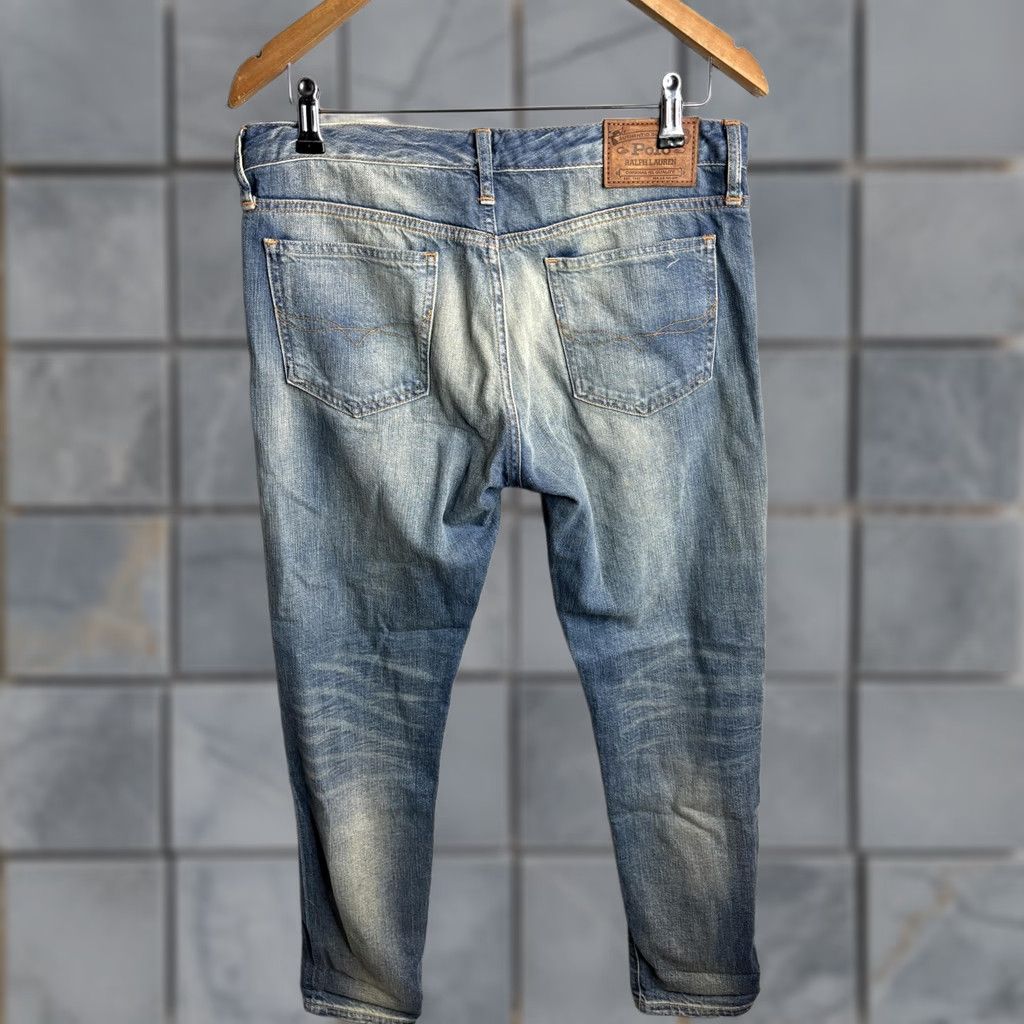 Polo Ralph Lauren Polo Ralph Lauren Jeans Womens 28 Blue Denim Astor Boyfriend Distressed Ripped Jeans Size 28" / US 6 / IT 42 - 1 Thumbnail
