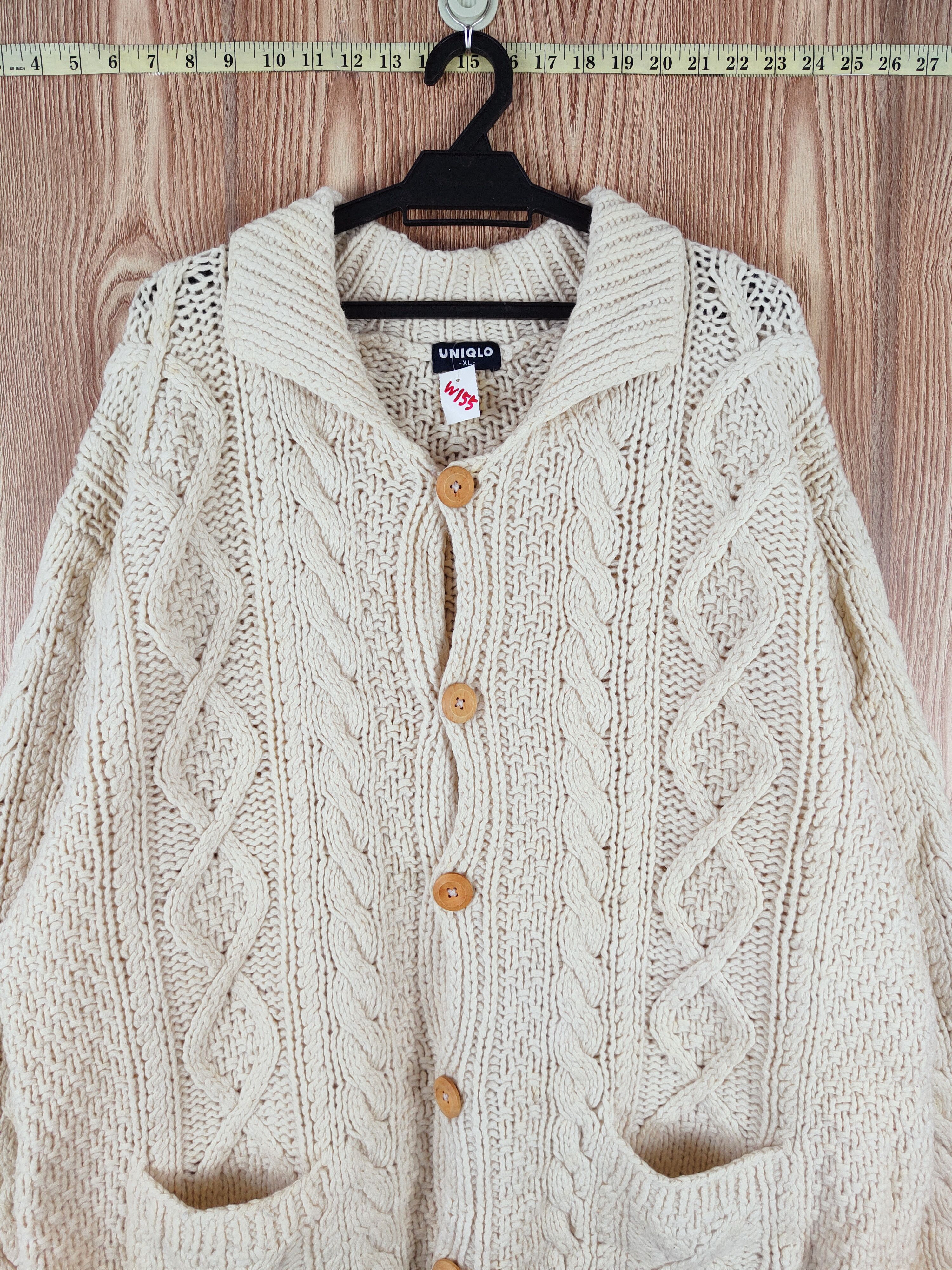 Homespun Knitwear Uniqlo Cream cable Knitwear Sweaters cardigan #W155 Size US XL / EU 56 / 4 - 2 Thumbnail