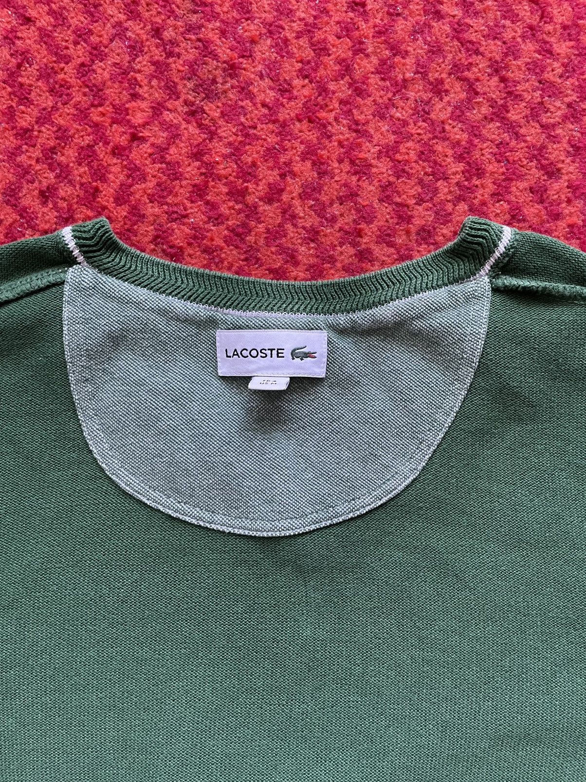Lacoste Lacoste V-neck jumper Size US M / EU 48-50 / 2 - 6 Thumbnail