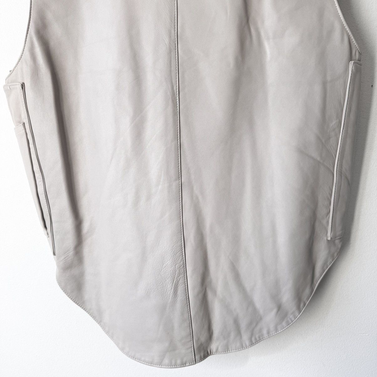 Helmut Lang Helmut Lang SS1998 White Leather Bulletproof Tactical Vest Size US M / EU 48-50 / 2 - 6 Thumbnail
