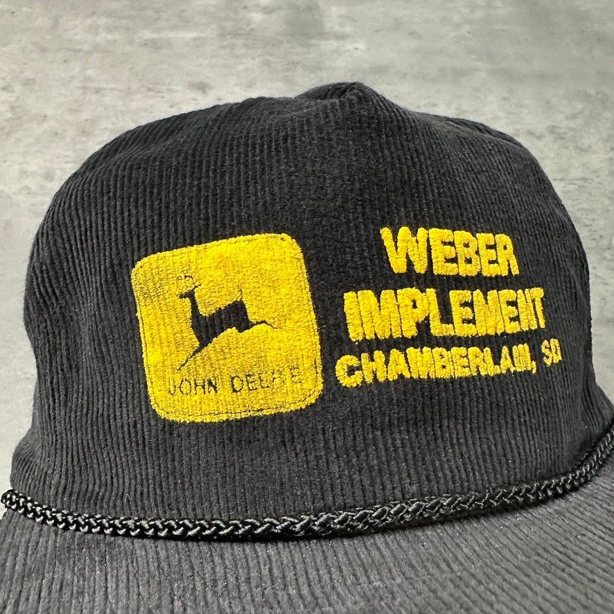 Vintage Vintage John Deere Corduroy Chamberlain South Dakota Hat Size ONE SIZE - 2 Thumbnail