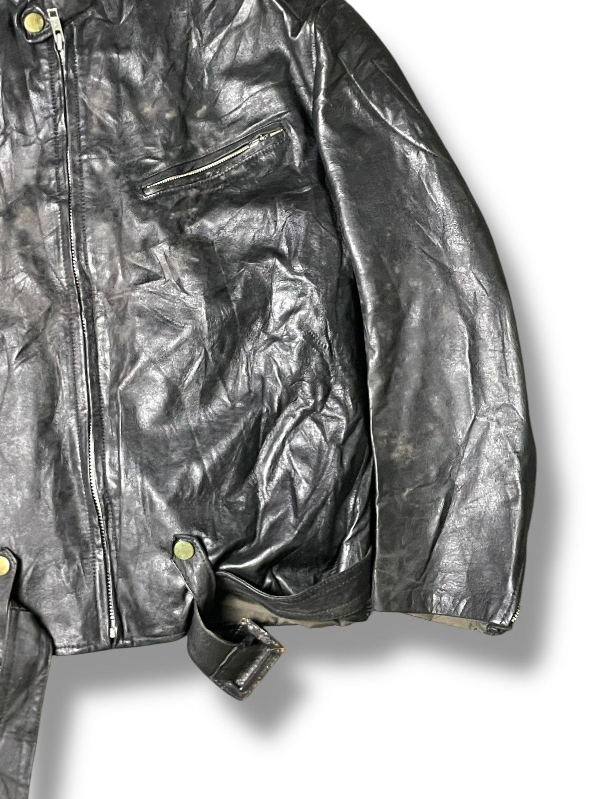 Japanese Brand × Vintage Dolphin x Motor Cycle Mate Leather Bike Jacket(41) Size US M / EU 48-50 / 2 - 5 Thumbnail