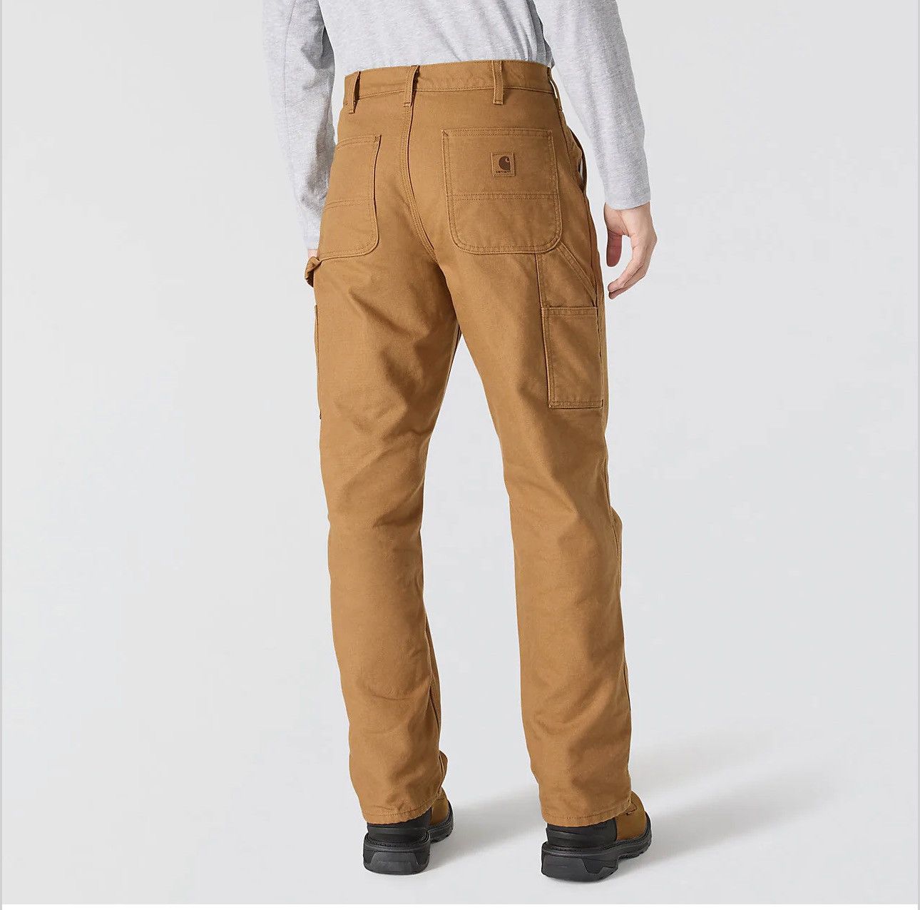 Carhartt CARHARTT LOOSE STRAIGHT WASHED DUCK LINED DUNGAREE Size US 36 / EU 52 - 2 Thumbnail