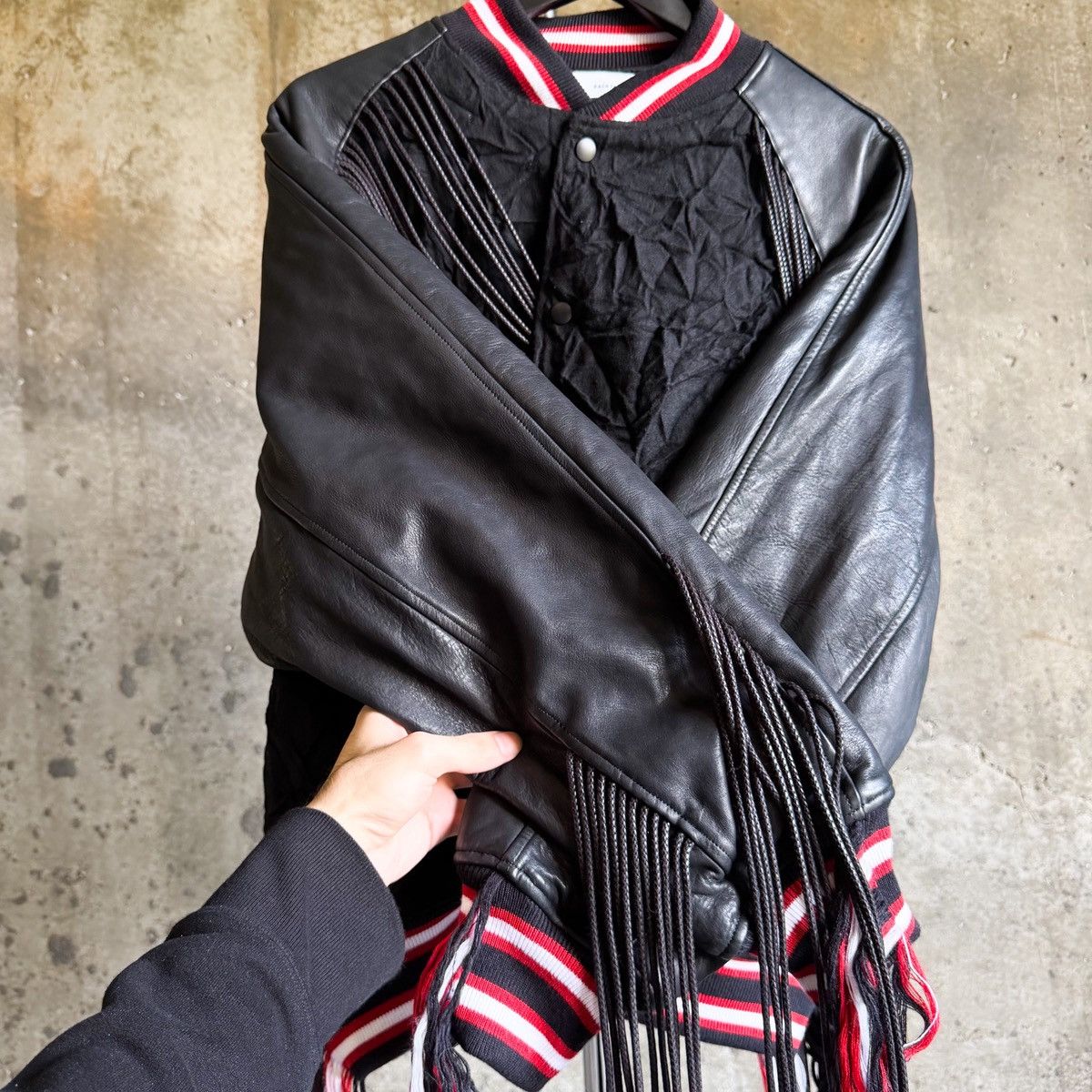 Facetasm FACETASM FW18 RUNWAY Tassel Varsity Jacket Size US XL / EU 56 / 4 - 8 Thumbnail