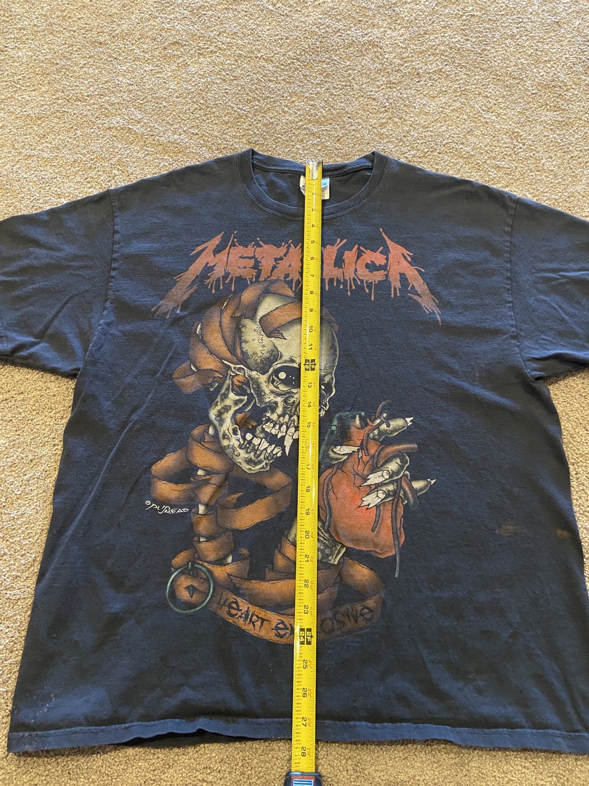 Metallica Metallica Pushead Heart Explosive Shirt Size US XL / EU 56 / 4 - 2 Thumbnail