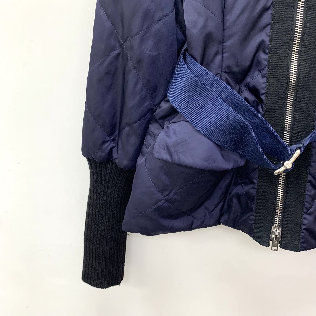 Miu Miu Miu Miu Belted Jacket Navy (42) Size US XS / EU 42 / 0 - 4 Thumbnail