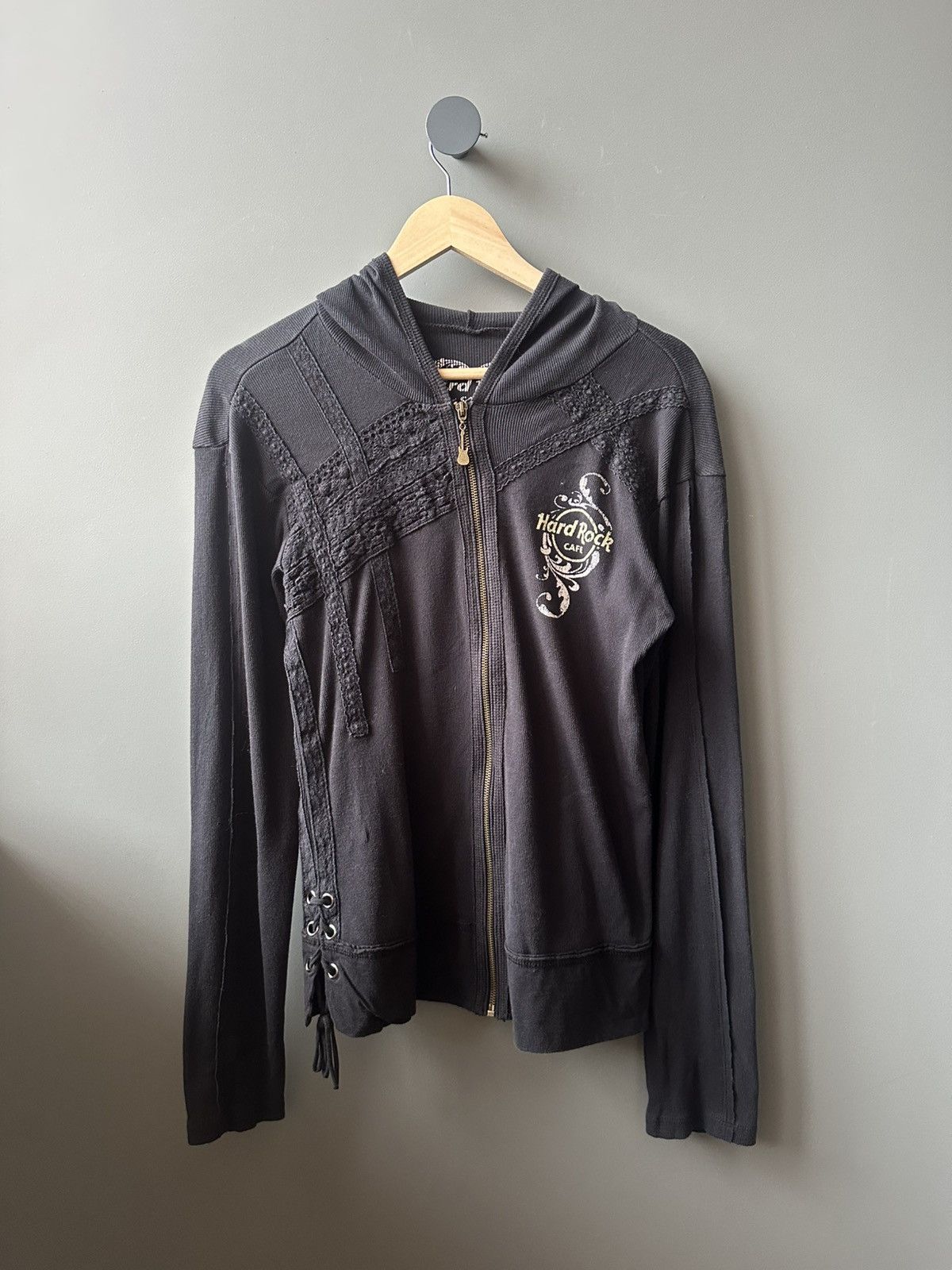 Hard Rock Cafe Hard Rock Cafe Zip Cotton Hoodie Size XL Size XL / US 12-14 / IT 48-50 - 1 Thumbnail