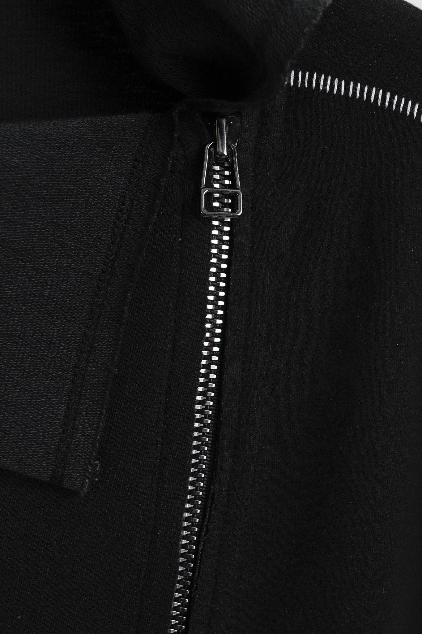 Other Crea Concept Dark Charcoal Jersey Asymmetrical Zip Coatigan Size S / US 4 / IT 40 - 8 Thumbnail