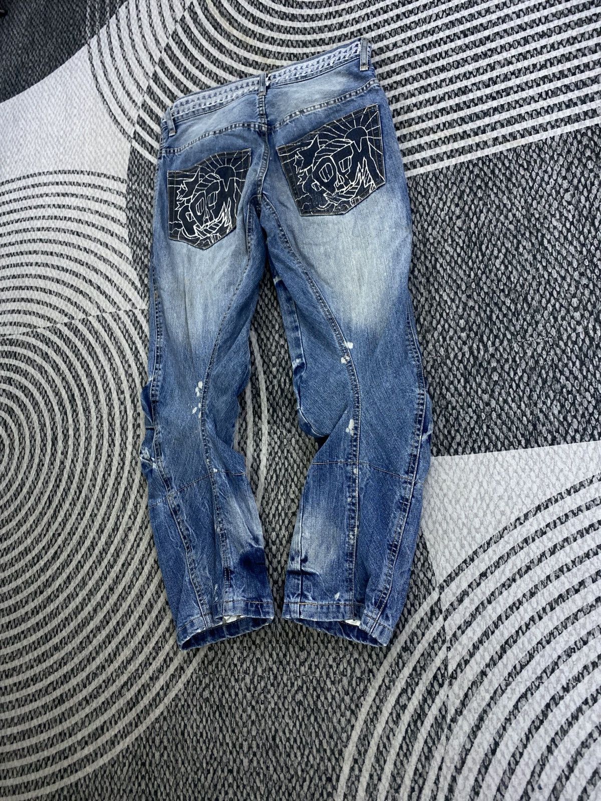 PPFM Vintage PPFM Curve Distressed Denim Pants Size US 32 / EU 48 - 6 Thumbnail