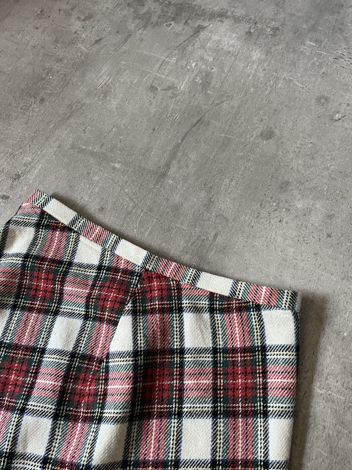 Yohji Yamamoto Y's Yohji Yamamoto wool checke skirt multicolor Size 28" / US 6 / IT 42 - 5 Thumbnail