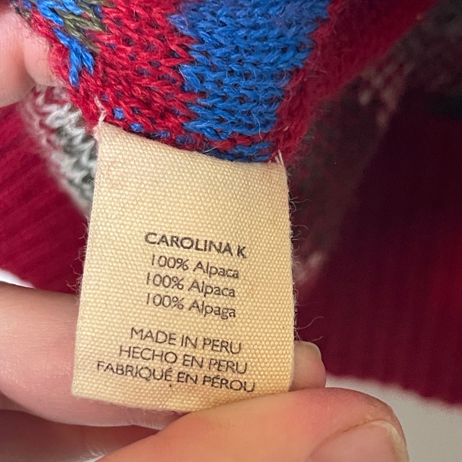 Carolina K CAROLINA K sabina cardigan sweater in paisley blue sz M Size M / US 6-8 / IT 42-44 - 8 Thumbnail