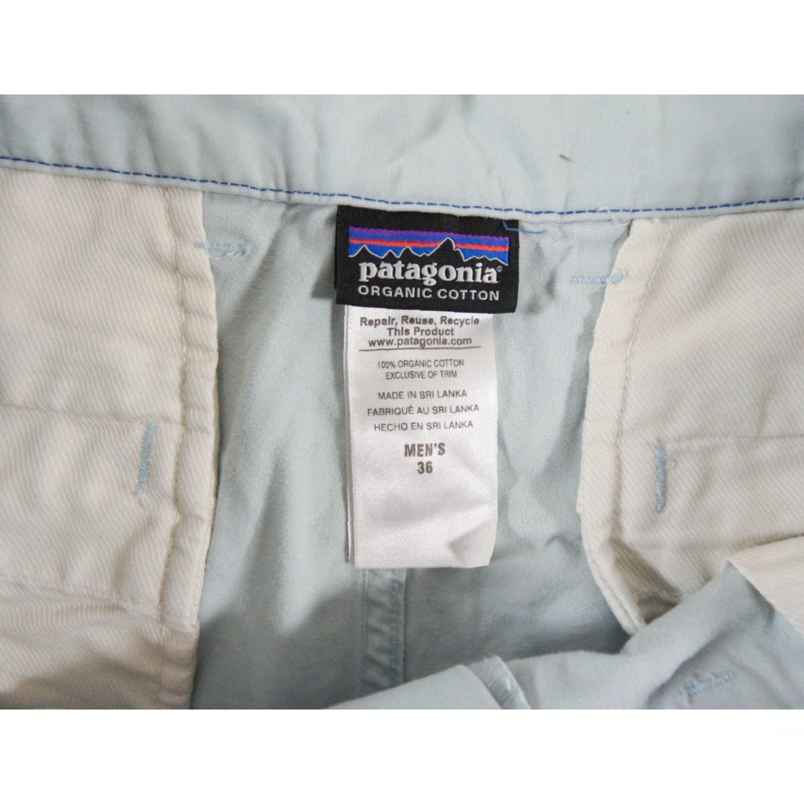 Patagonia Patagonia Mens Shorts 36 Blue Chino Allwear 8" Front Flat Outdoors Hike Camp Size US 36 / EU 52 - 7 Thumbnail