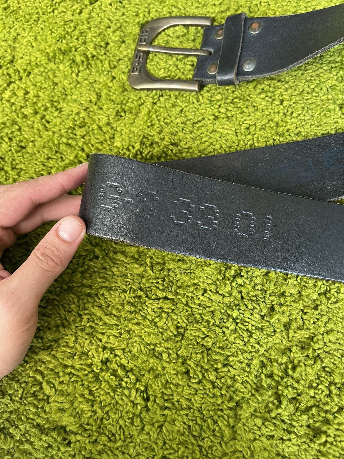 Cowboy Equipment × G-Star G-Star Raw Y2K vintage western cowboy style leather belt Size 36 - 3 Thumbnail
