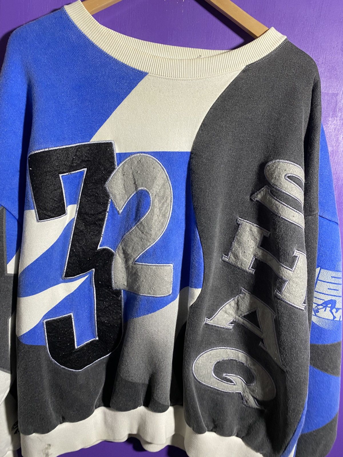 Reebok × Vintage Vintage 90s Reebok SHAQ Orlando magic crewneck Size US XXL / EU 58 / 5 - 3 Thumbnail