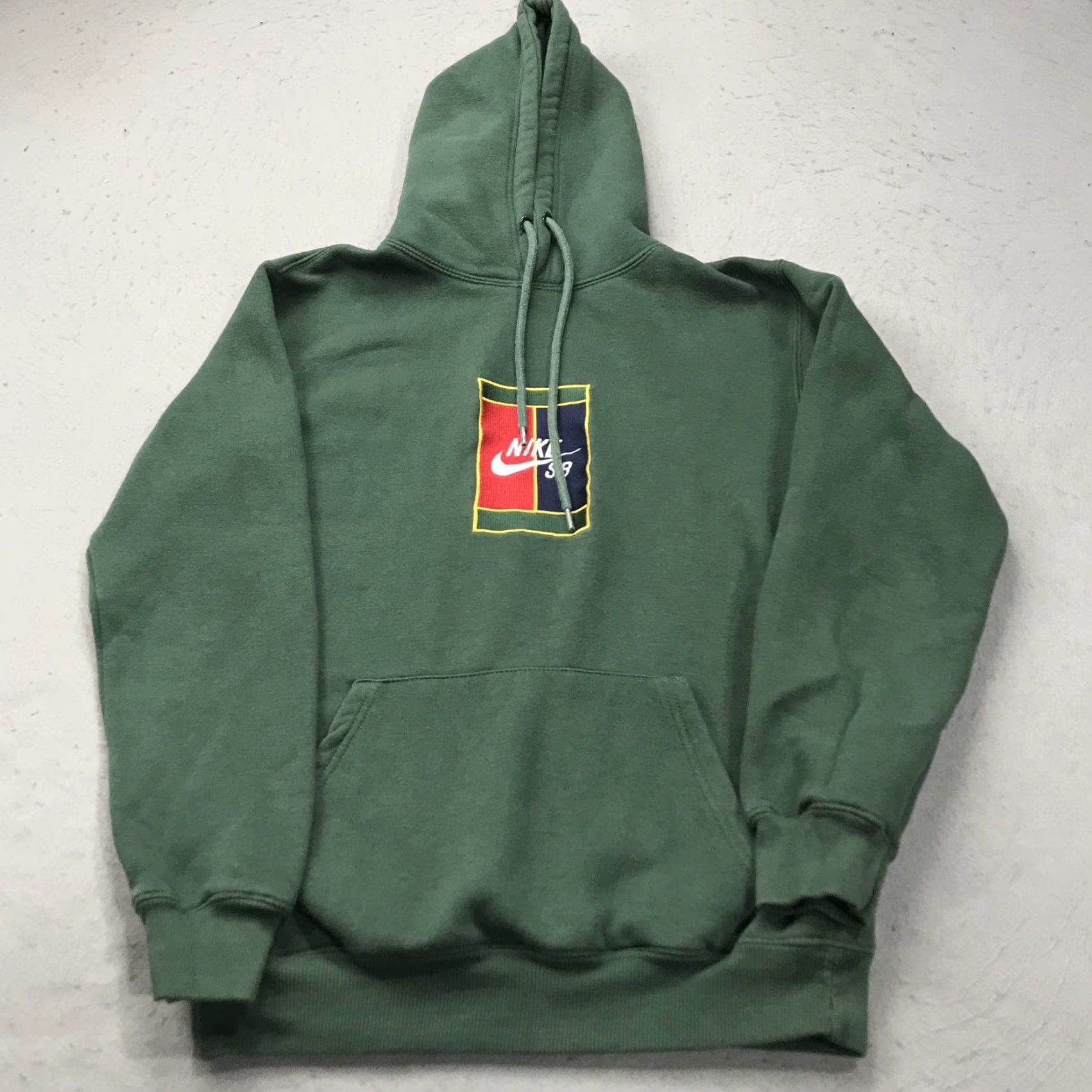Nike Nike SB Hoodie Mens Small Green Court Skateboarding Tennis Logo Sweatshirt Size US S / EU 44-46 / 1 - 2 Thumbnail