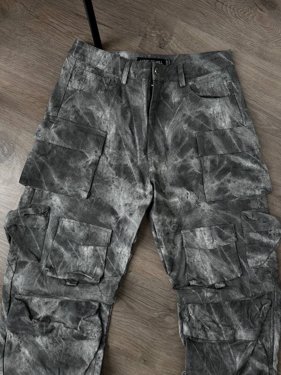 Japanese Brand Vintage Japanese Gray Pocket Cargo Avant Garde Pants Size US 30 / EU 46 - 5 Thumbnail
