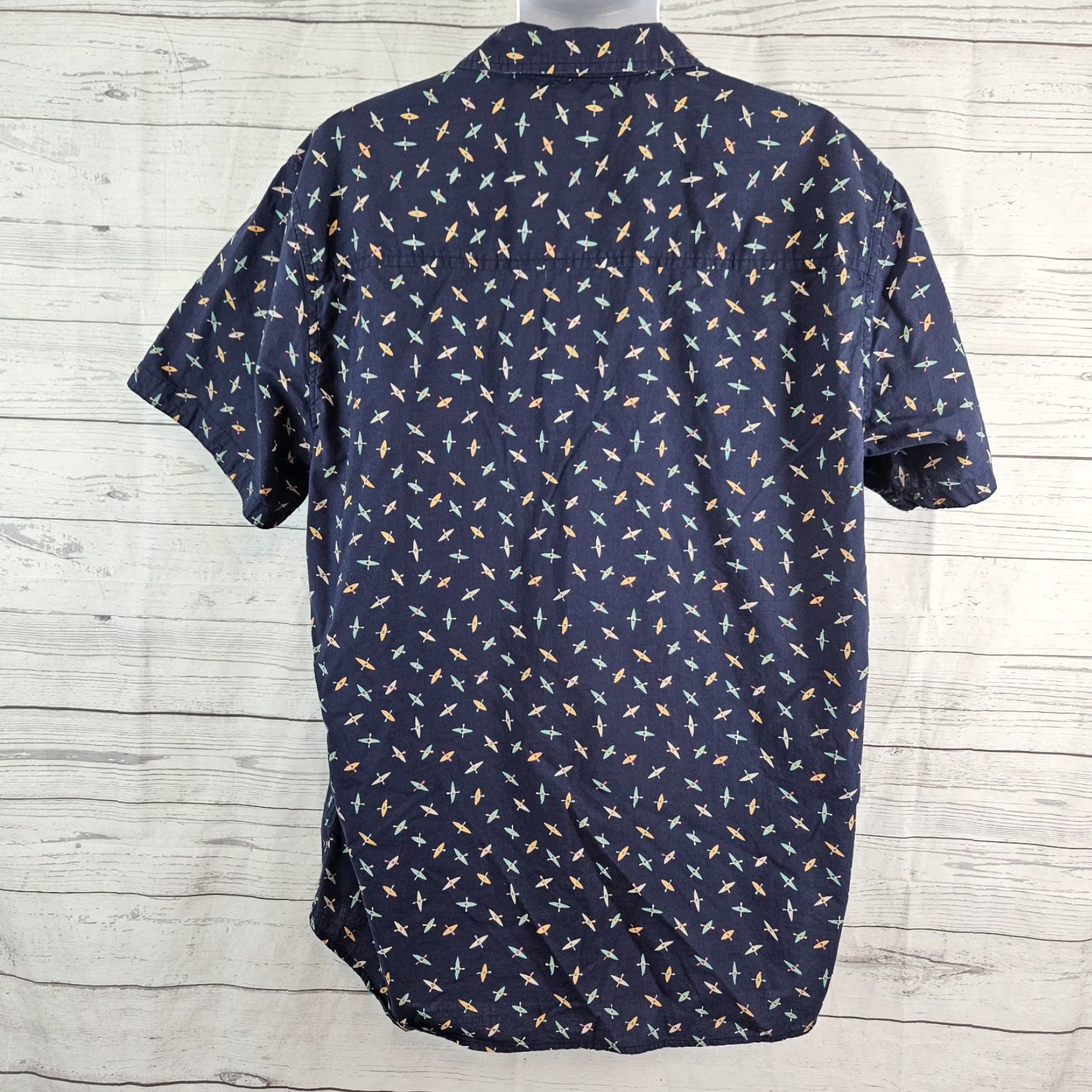 Toad&Co Toad&Co Mens Fletch Button-Up Shirt 2XL Blue Short Sleeve Cotton Size US XXL / EU 58 / 5 - 3 Thumbnail