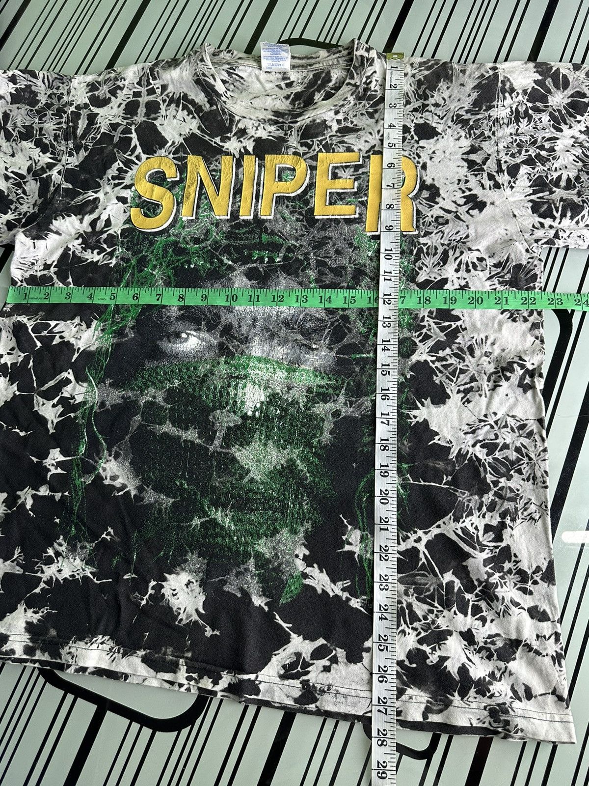 Vintage Vintage Sniper Tie Dye Shirt Tee Size US M / EU 48-50 / 2 - 11 Thumbnail