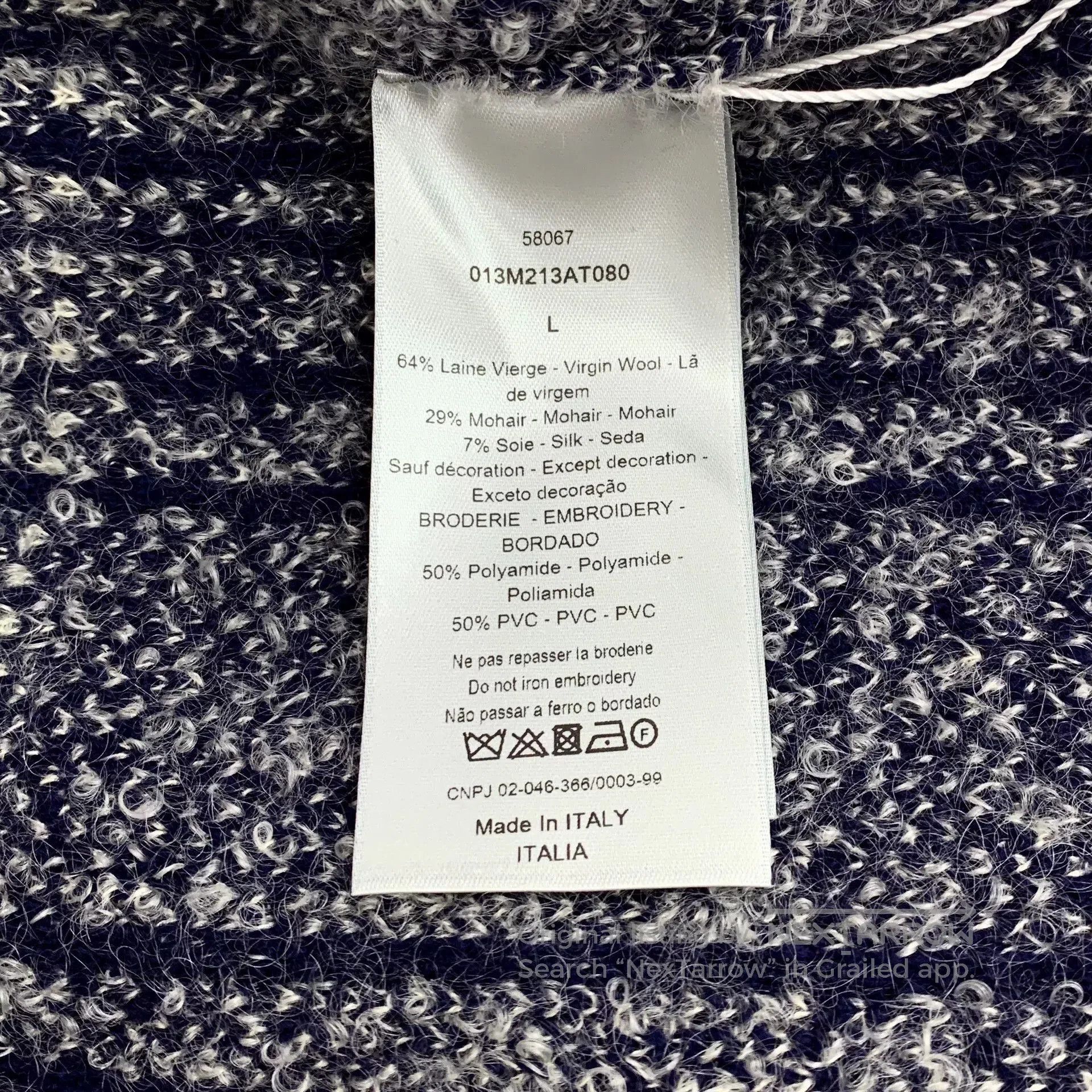 Dior Dior Colorblock Stripe Tweed Jacket. Size US L / EU 52-54 / 3 - 7 Thumbnail