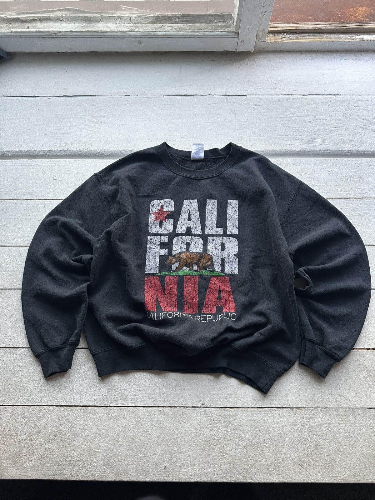 Vintage 🚨Vintage 90s USA California Republic Sweatshirt y2k Size US M / EU 48-50 / 2 - 1 Thumbnail