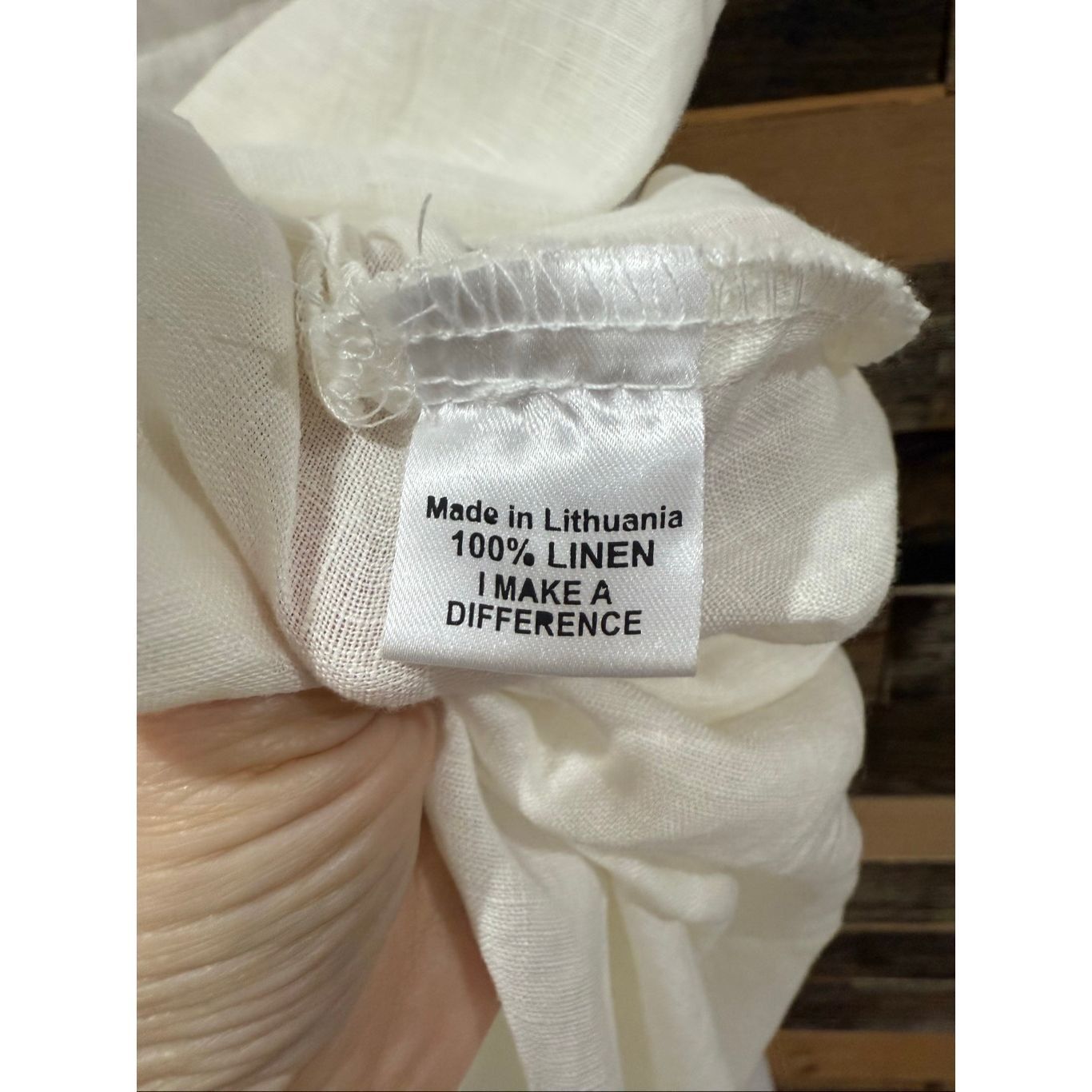 FLAX Flax NWOT white linen maxi sleeveless dress slits size Mediu Size M / US 6-8 / IT 42-44 - 5 Thumbnail