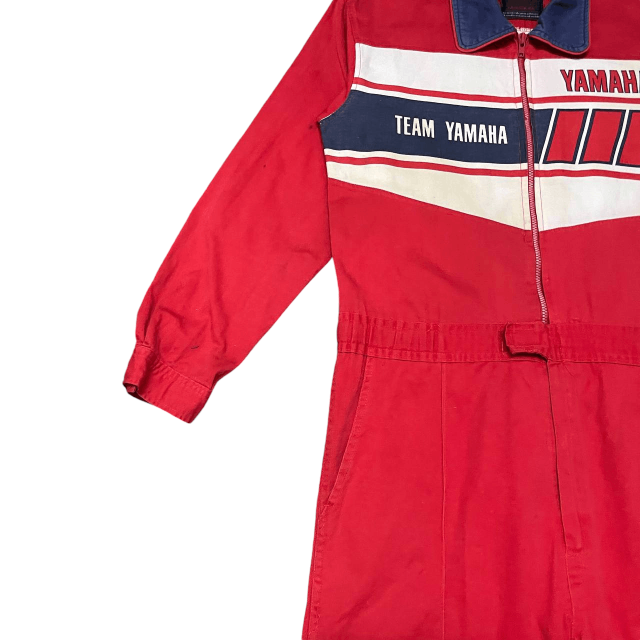 Yamaha Vintage Yamaha Motor Cycle sport Coverall Racing Size US 35 - 3 Thumbnail