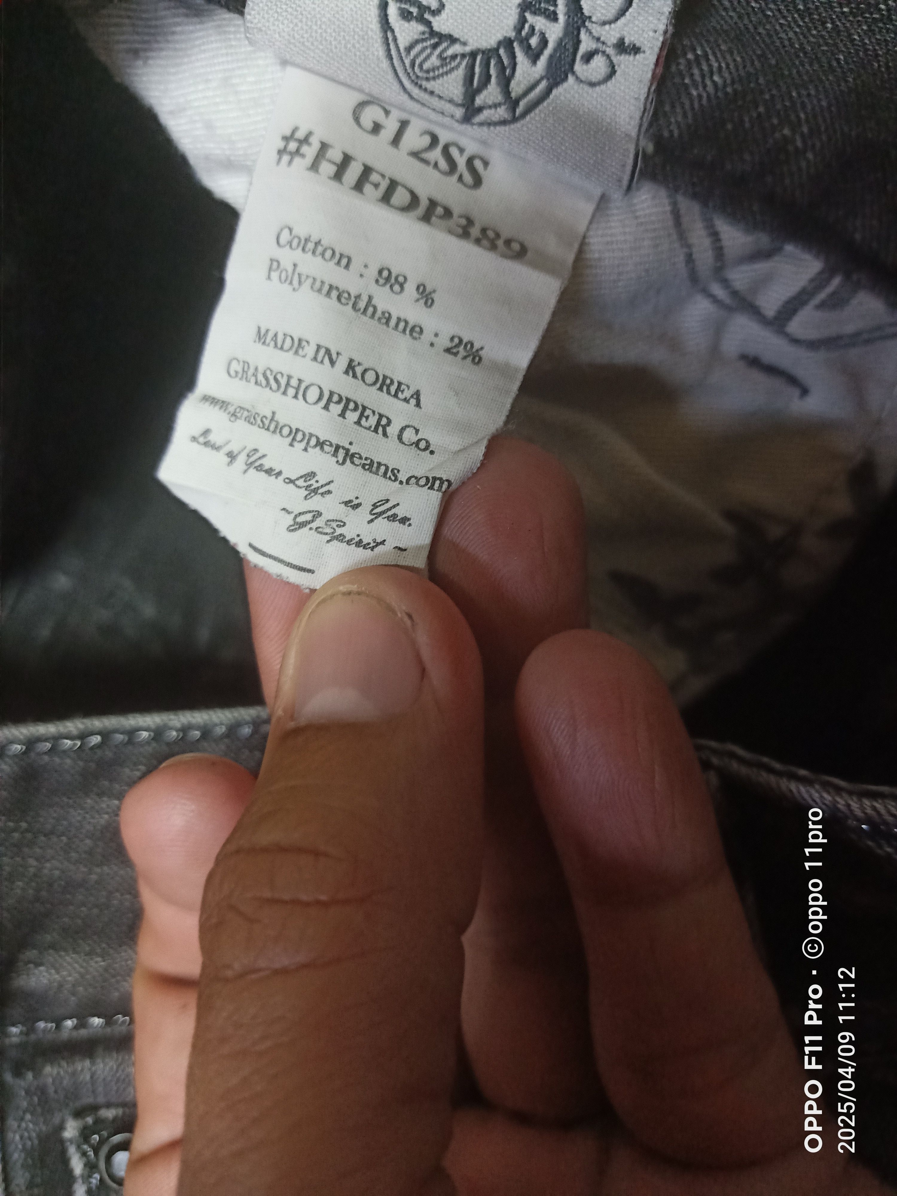 If Six Was Nine × Japanese Brand × Le Grande Bleu (L.G.B.) GrassShopper Flare Denim desiger wings Size US 29 - 11 Thumbnail