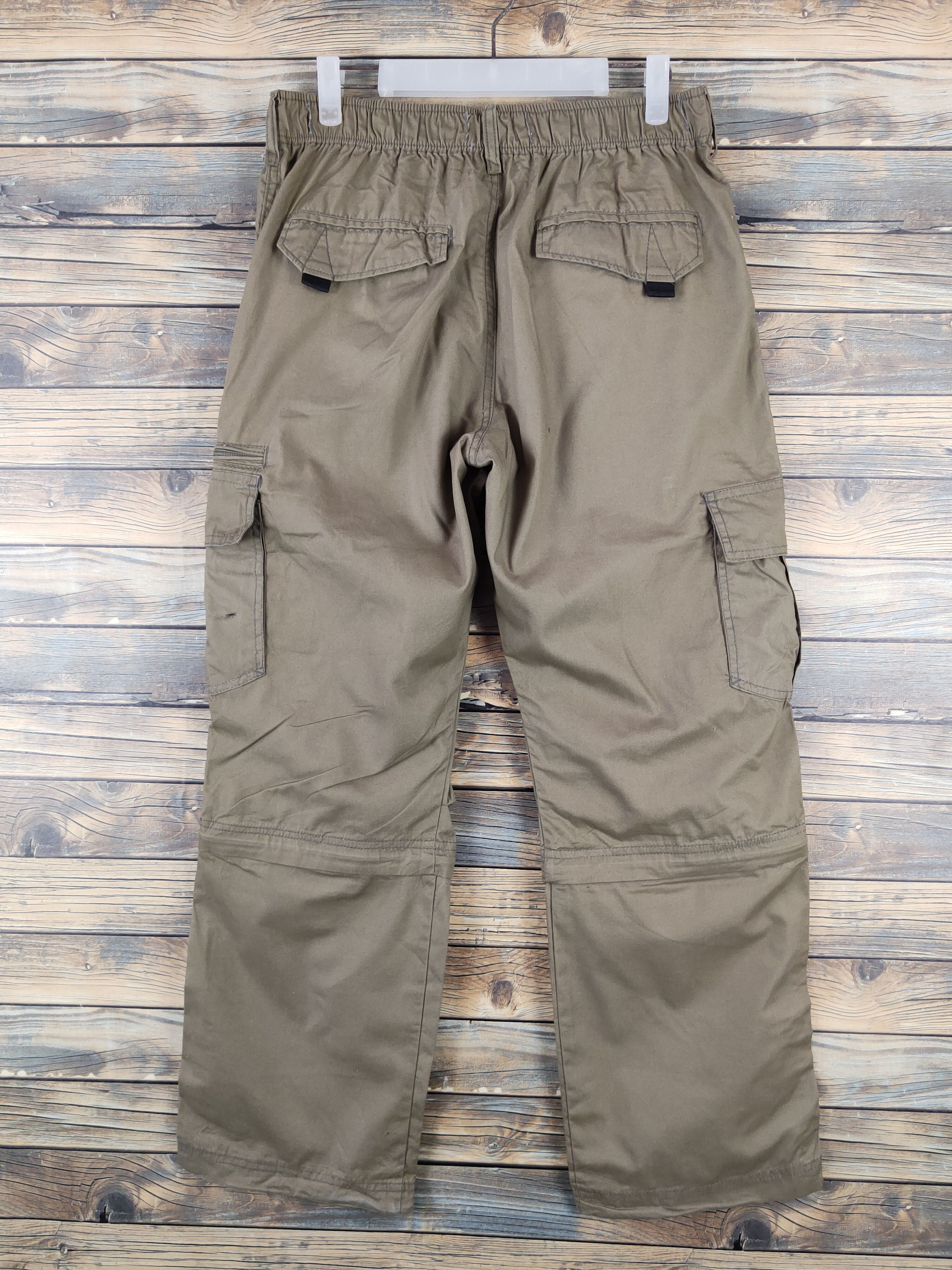 Japanese Brand DLL Brown Multipocket Tactical Cargo Pants #087 Size US 33 - 7 Thumbnail