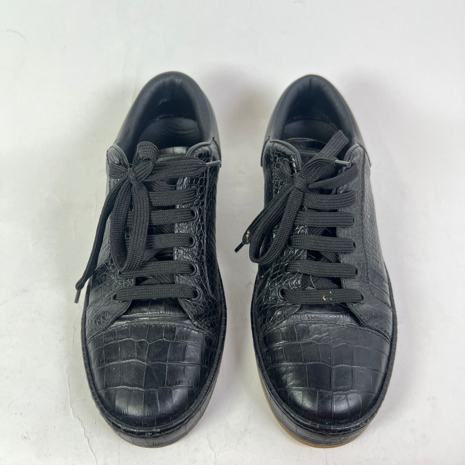 Giuseppe Zanotti Giuseppe Zanotti Embossed Crocodile GZ-City Sneaker Size US 8 / EU 41 - 2 Thumbnail