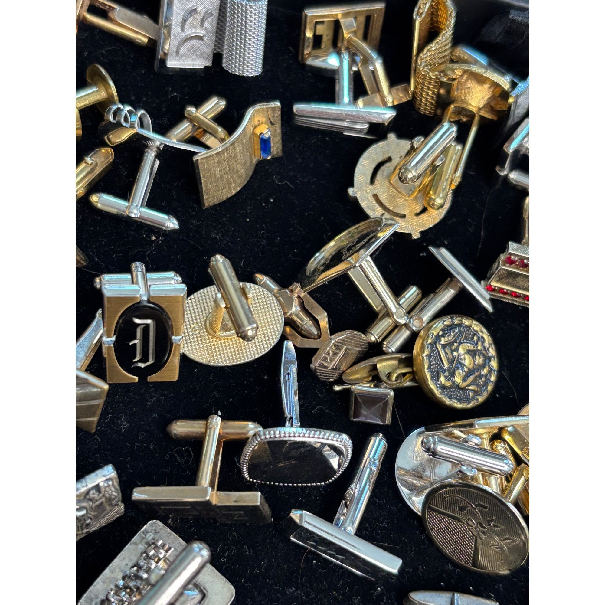 Other Single cufflink Vintage Gold & Silver Tone Assorted Cufflink Size ONE SIZE - 5 Thumbnail