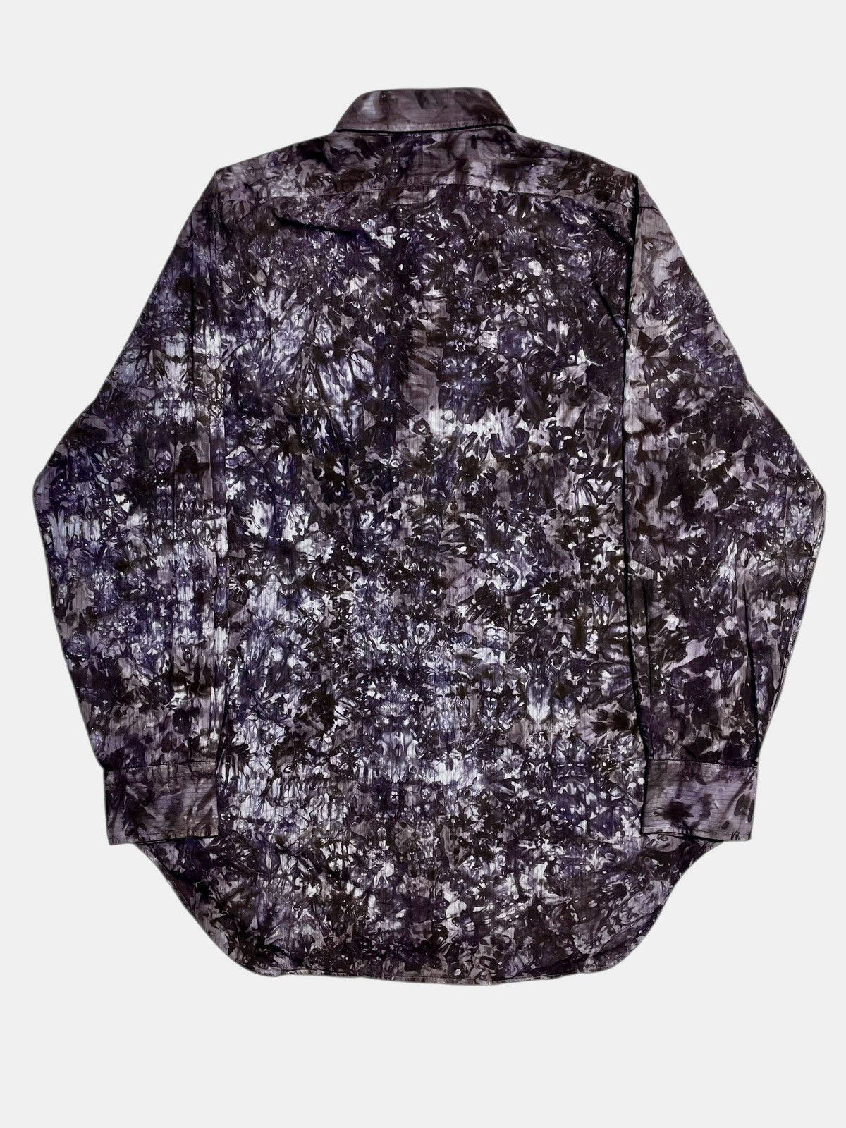 Issey Miyake Hamilton - Pattern Flower Art Long Shirt Size US L / EU 52-54 / 3 - 10 Thumbnail