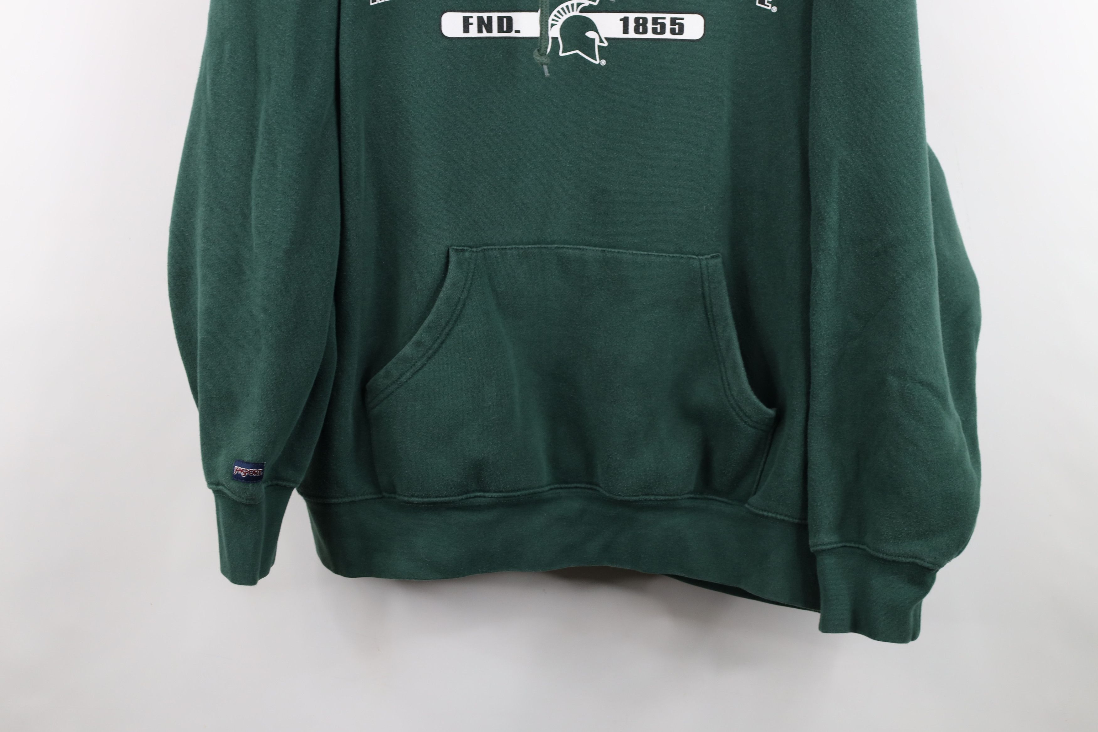 Vintage Vintage 90s Michigan State University Hoodie Sweatshirt Size US XXL / EU 58 / 5 - 3 Thumbnail