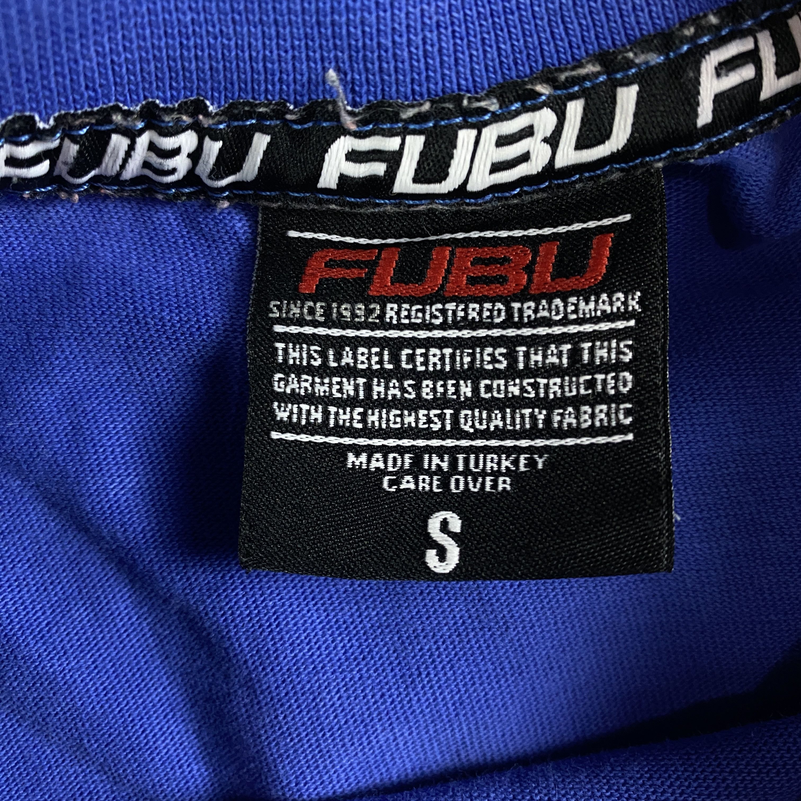 Fubu Mens Short Sleeve T-Shirt Fubu Big Logo Size S Cotton Size US S / EU 44-46 / 1 - 4 Thumbnail