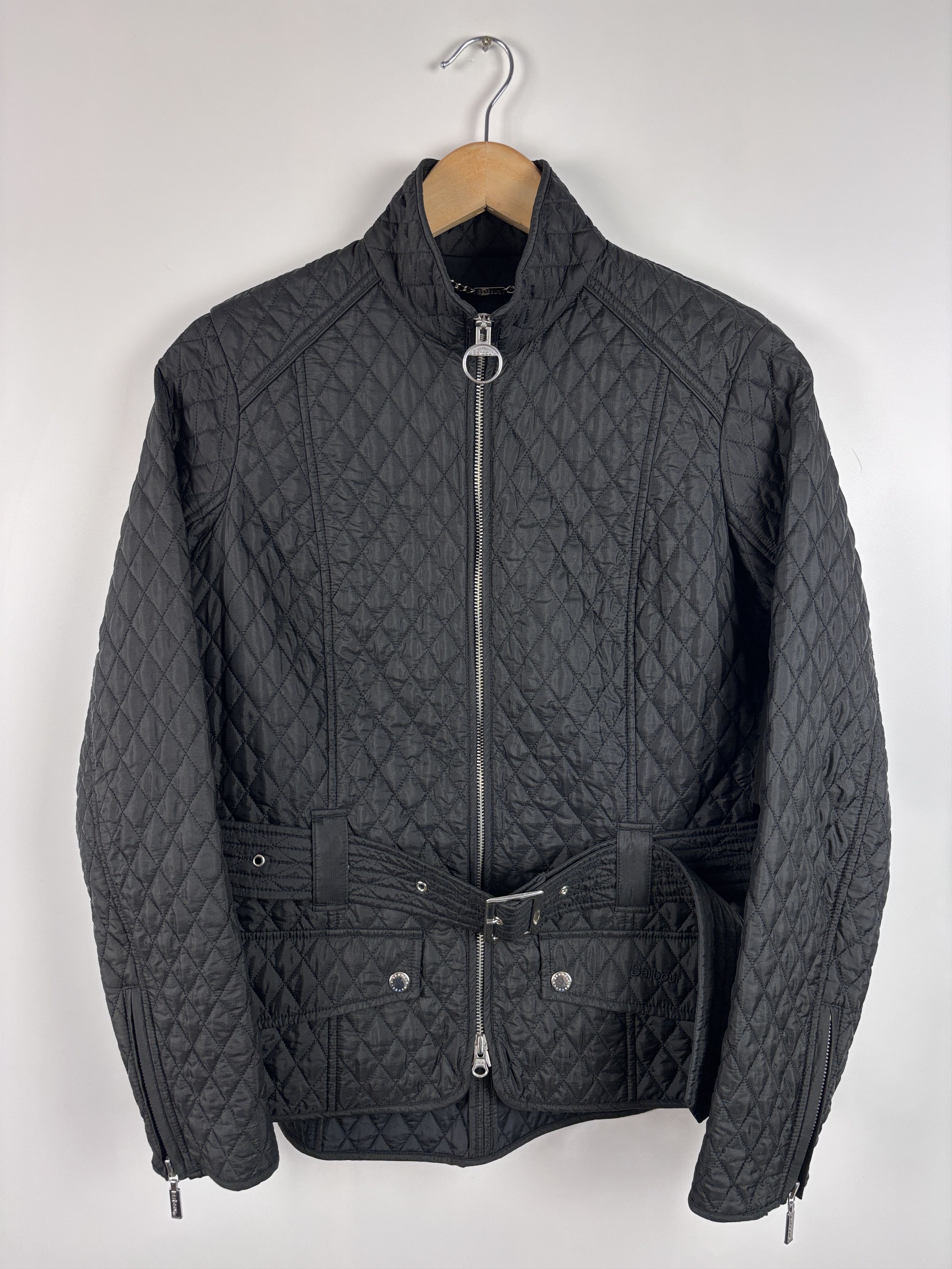 Barbour Womens Barbour Newbury Quilt Jacket Black Size US 6 / UK 10 Size M / US 6-8 / IT 42-44 - 1 Thumbnail