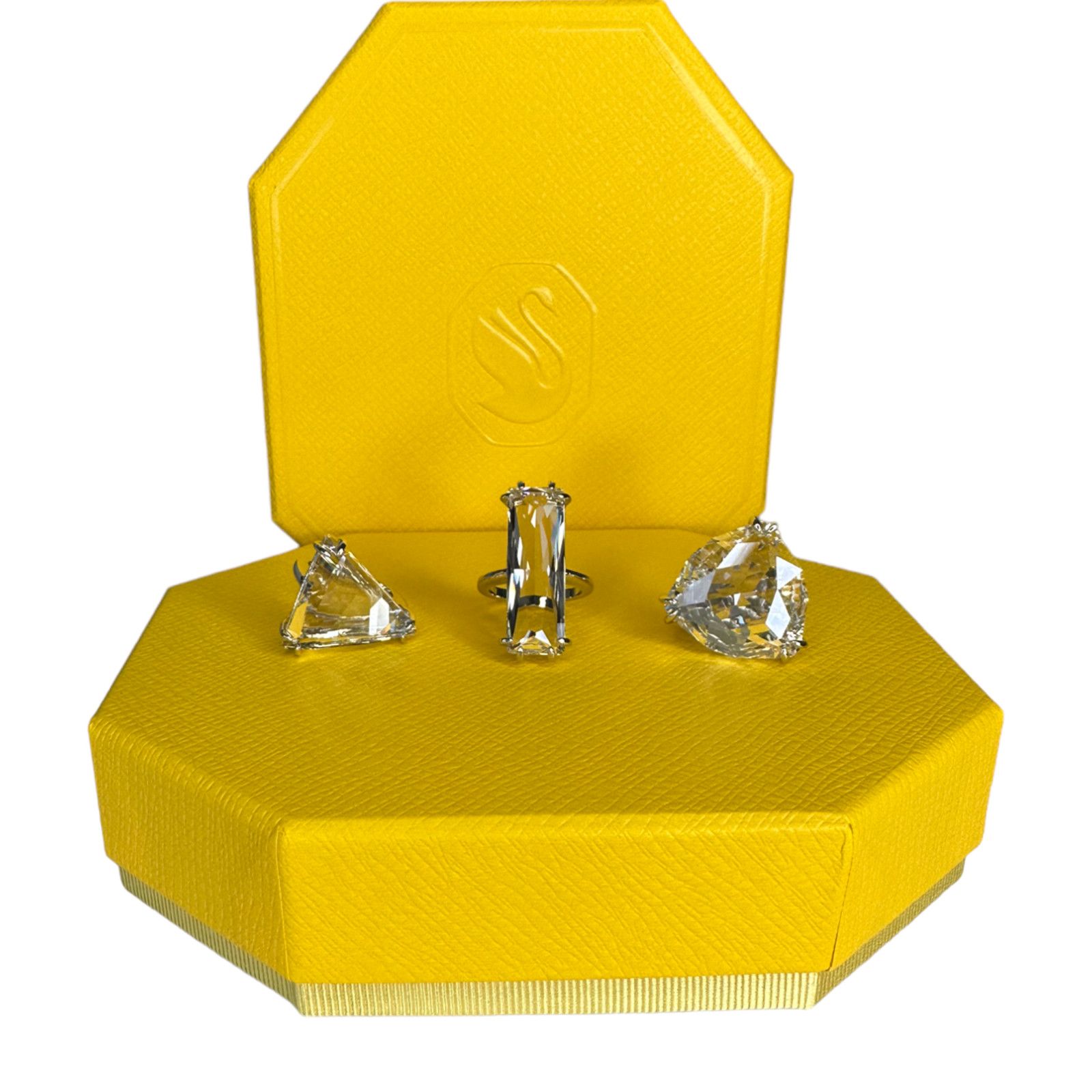 Swarovski Swarovski Mesmera cocktail ring Set (3), Mixed cuts 52 / 6 Size ONE SIZE - 2 Thumbnail