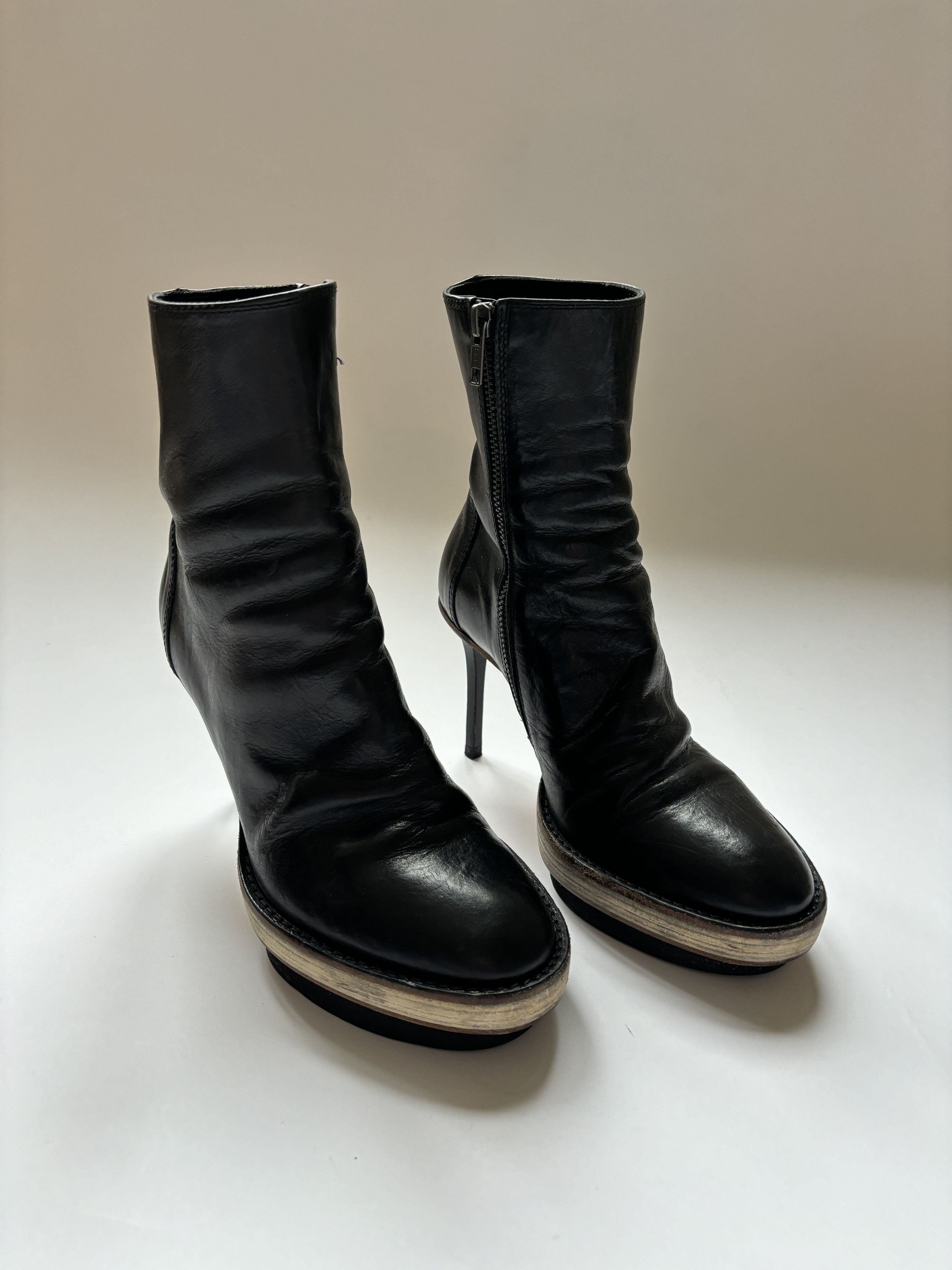 Ann Demeulemeester ⚡️QUICK SALE⚡️Ann Demeulemeester Heeled Platformed Low Boots Size US 6 / IT 36 - 2 Thumbnail