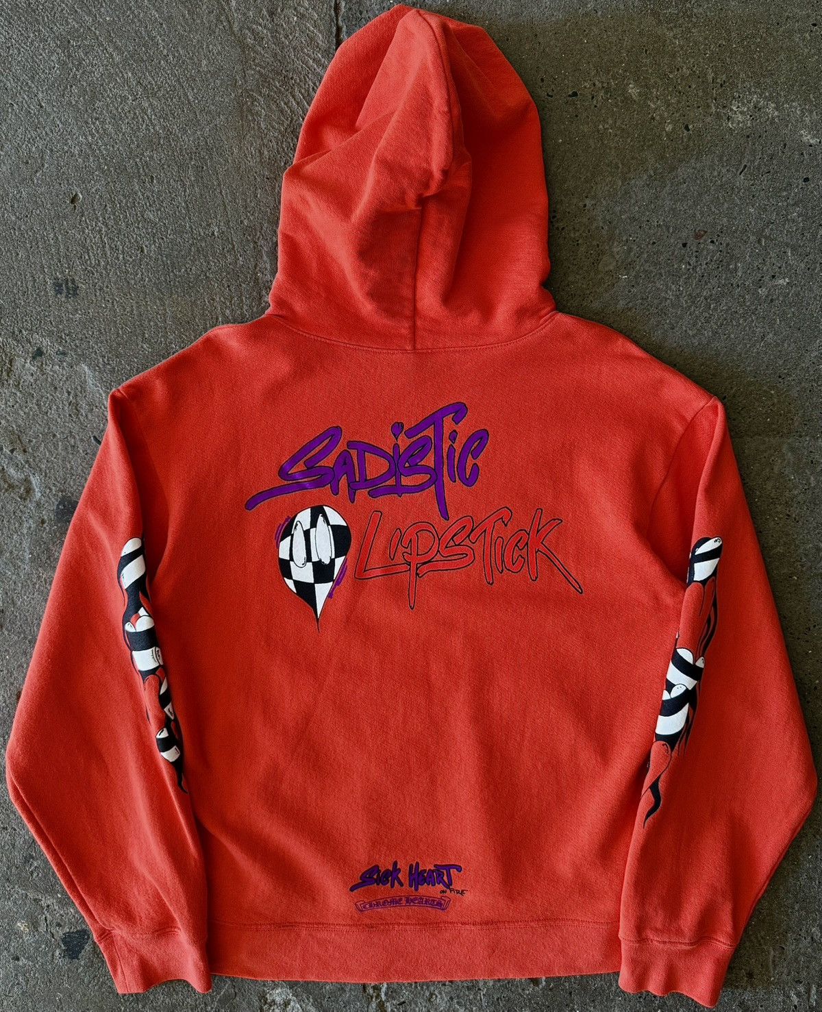 Chrome Hearts Chrome Hearts - Matty Boy - Lipstick Red Hoodie Size US L / EU 52-54 / 3 - 12 Thumbnail