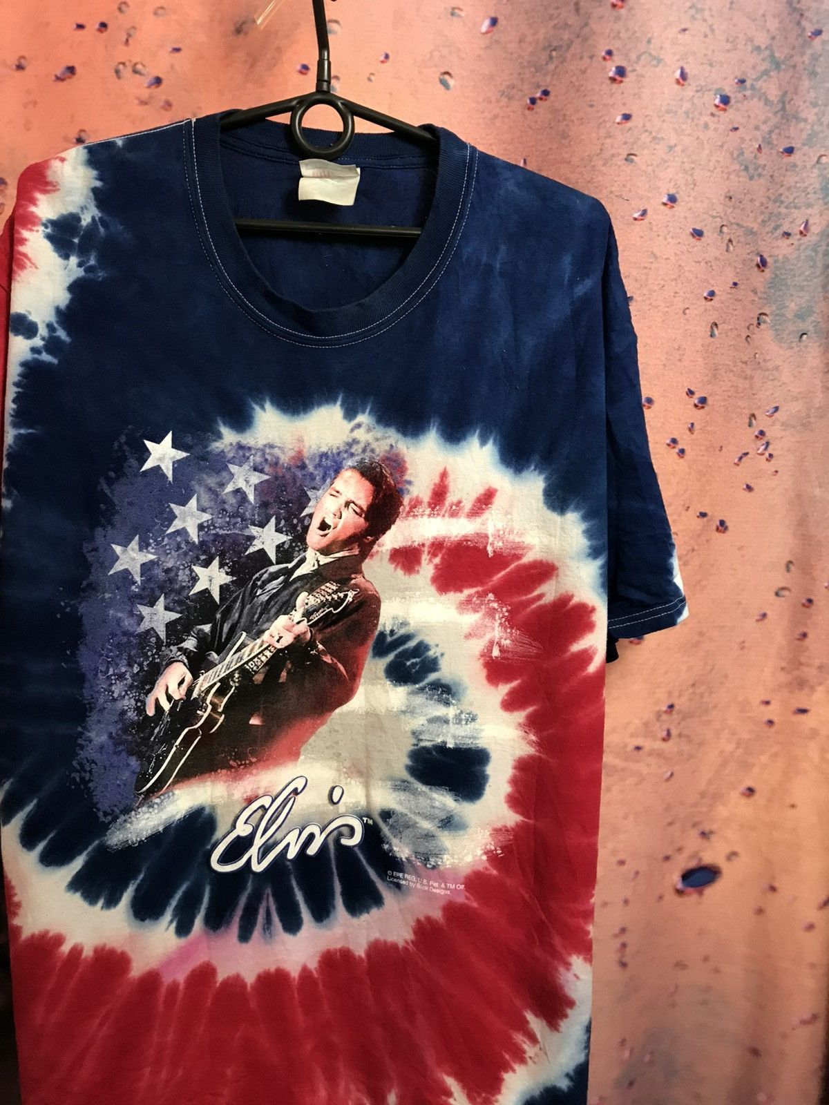 Band Tees Elvis Presley Patriot tie Die tee Size US XL / EU 56 / 4 - 1 Thumbnail