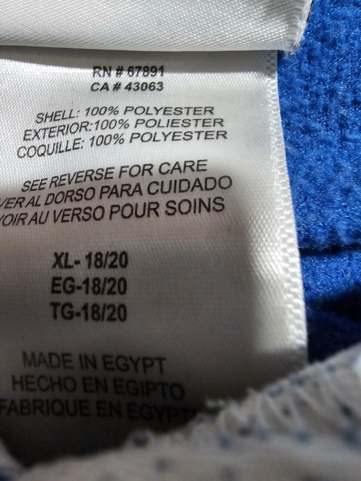 Nike NFL Apparel Detroit Lions Youth XL 18/20 Hoodie Blue Issues* Size US XXS / EU 40 - 5 Thumbnail