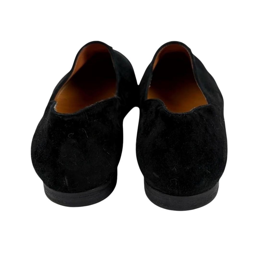 Ralph Lauren Ralph Lauren Black Suede Smoking Loafers Gold Metal Crest Womens 10.5 Size US 11 / IT 41 - 5 Thumbnail
