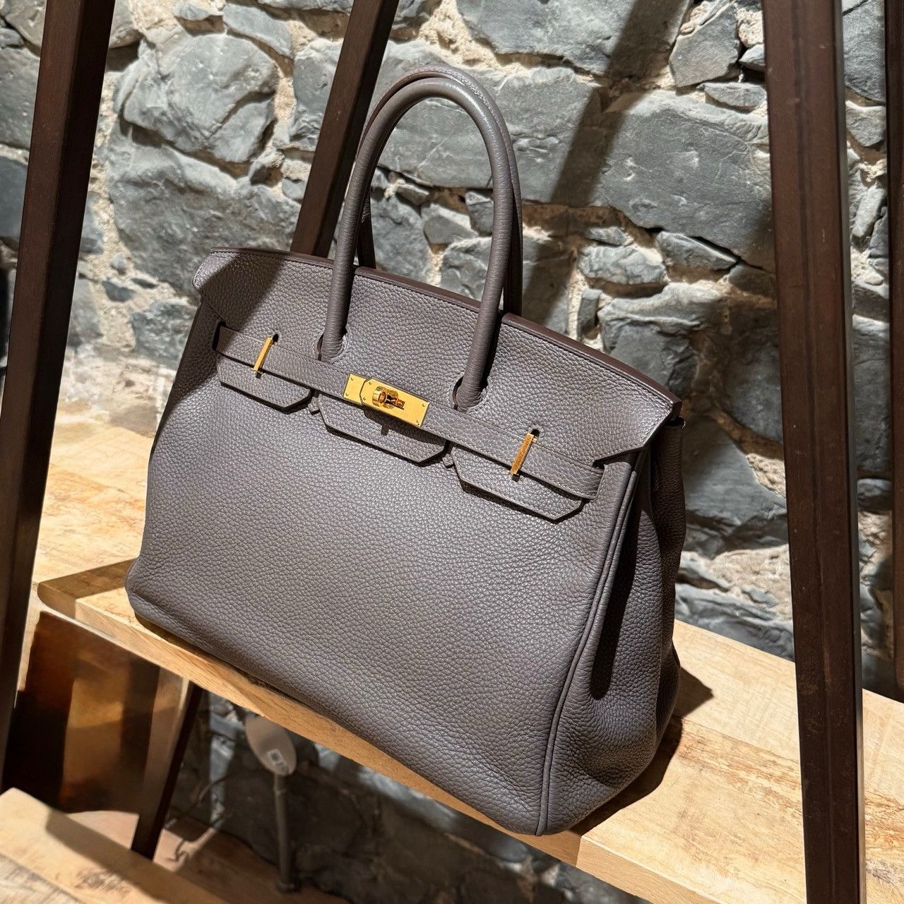 Hermes Hermès 2011 Gris Etain Togo Birkin 35 Bag Size ONE SIZE - 16 Thumbnail