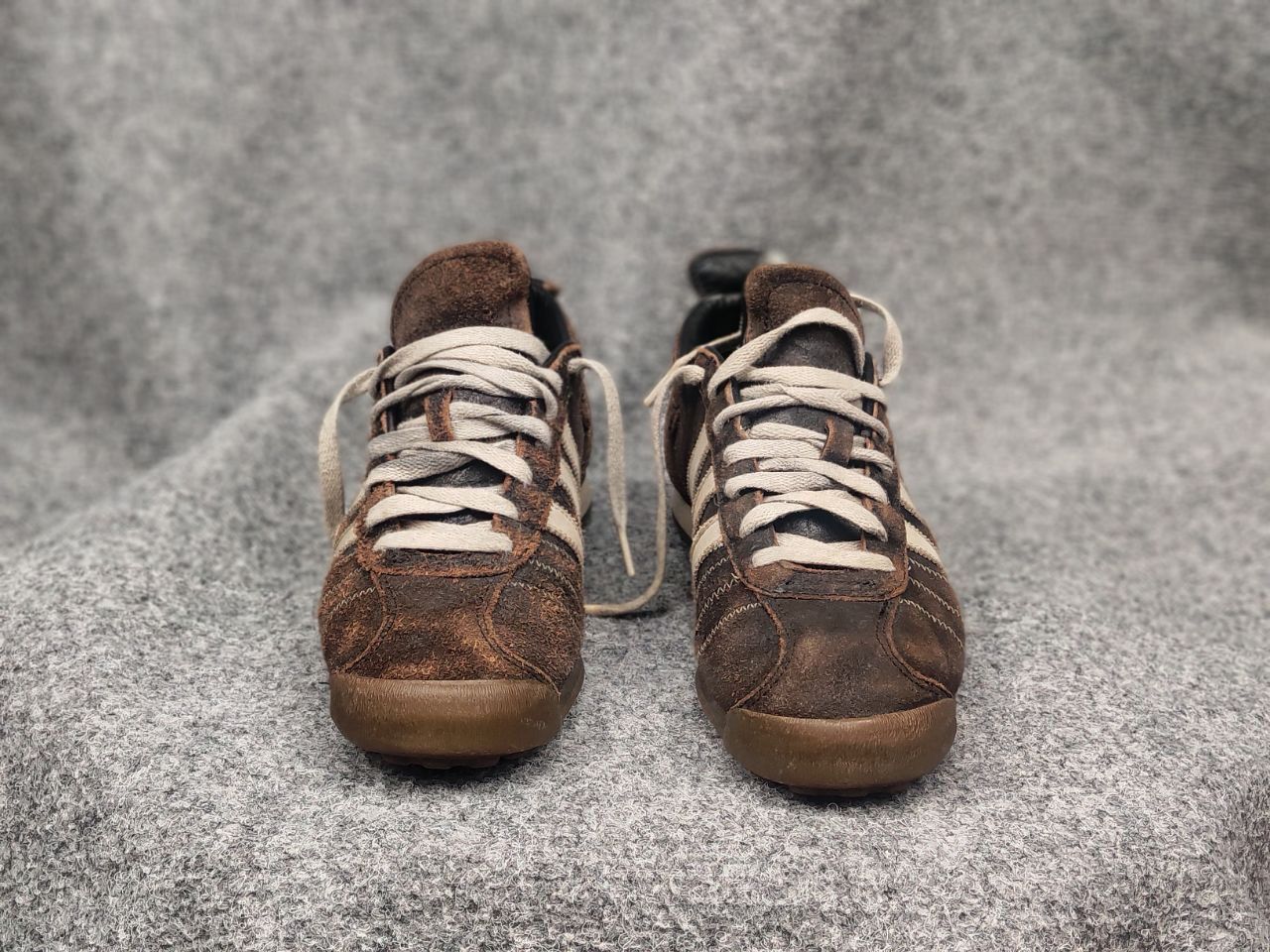 Adidas Vintage Adidas Сhile 62 Dark Brown Faded Leather Sneakers Size US 9 / EU 42 - 6 Thumbnail