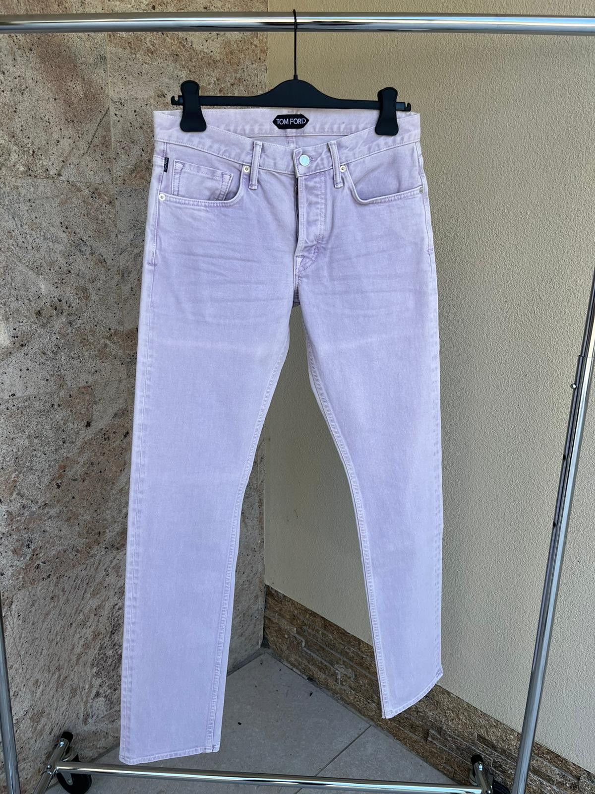 Slim Fit Denim in Lilac