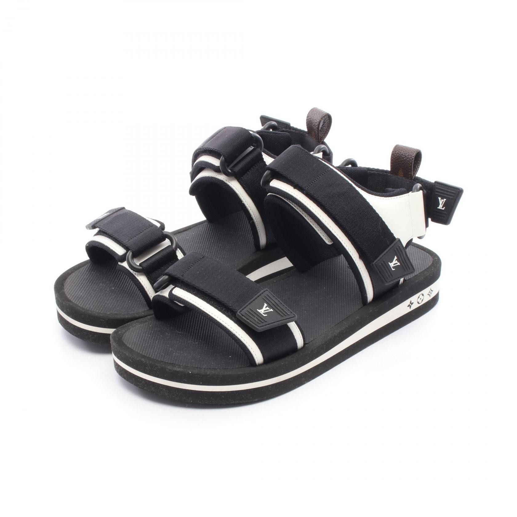 Louis Vuitton Louis Vuitton Louis Vuitton Arcade Line Monogram Nylon Leather Sandals Canvas Shoes Size ONE SIZE - 1 Thumbnail