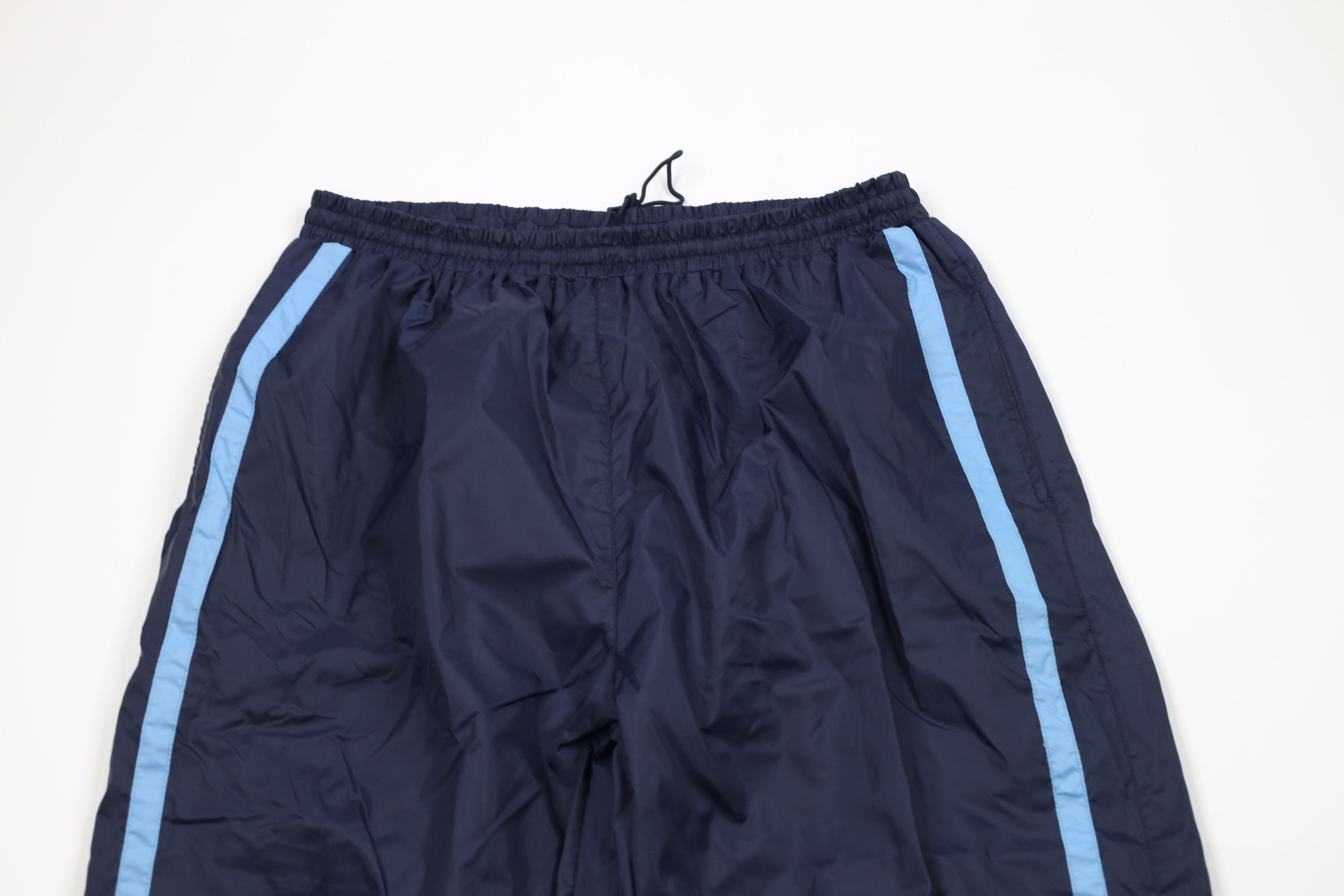 Reebok × Vintage Vintage 90s Reebok Logo Lined Windbreaker Joggers Pants Blue Size US 38 / EU 54 - 2 Thumbnail